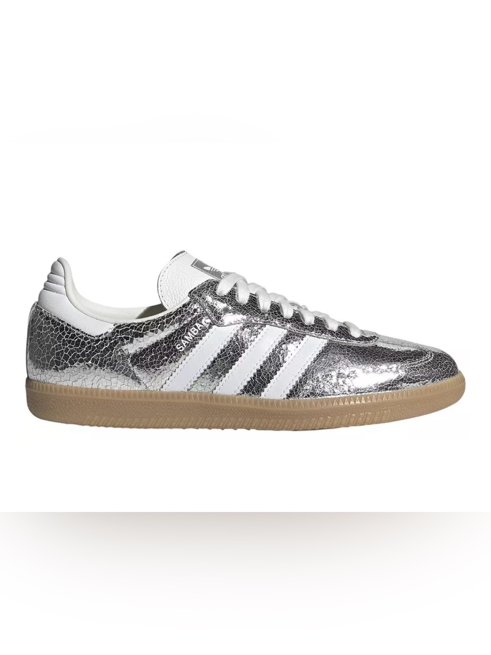 Adidas Women's Silver Samba OG Shoes Size 5